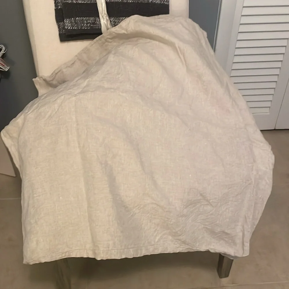 Linen , Sand color, washable